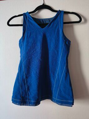 3/$30 Promo! Lululemon Blue Cutout Racerback Running Tank Top